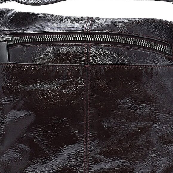 Hobo International Burgundy Leather Shoulder Strap Crossbody Bag - Picture 4 of 6